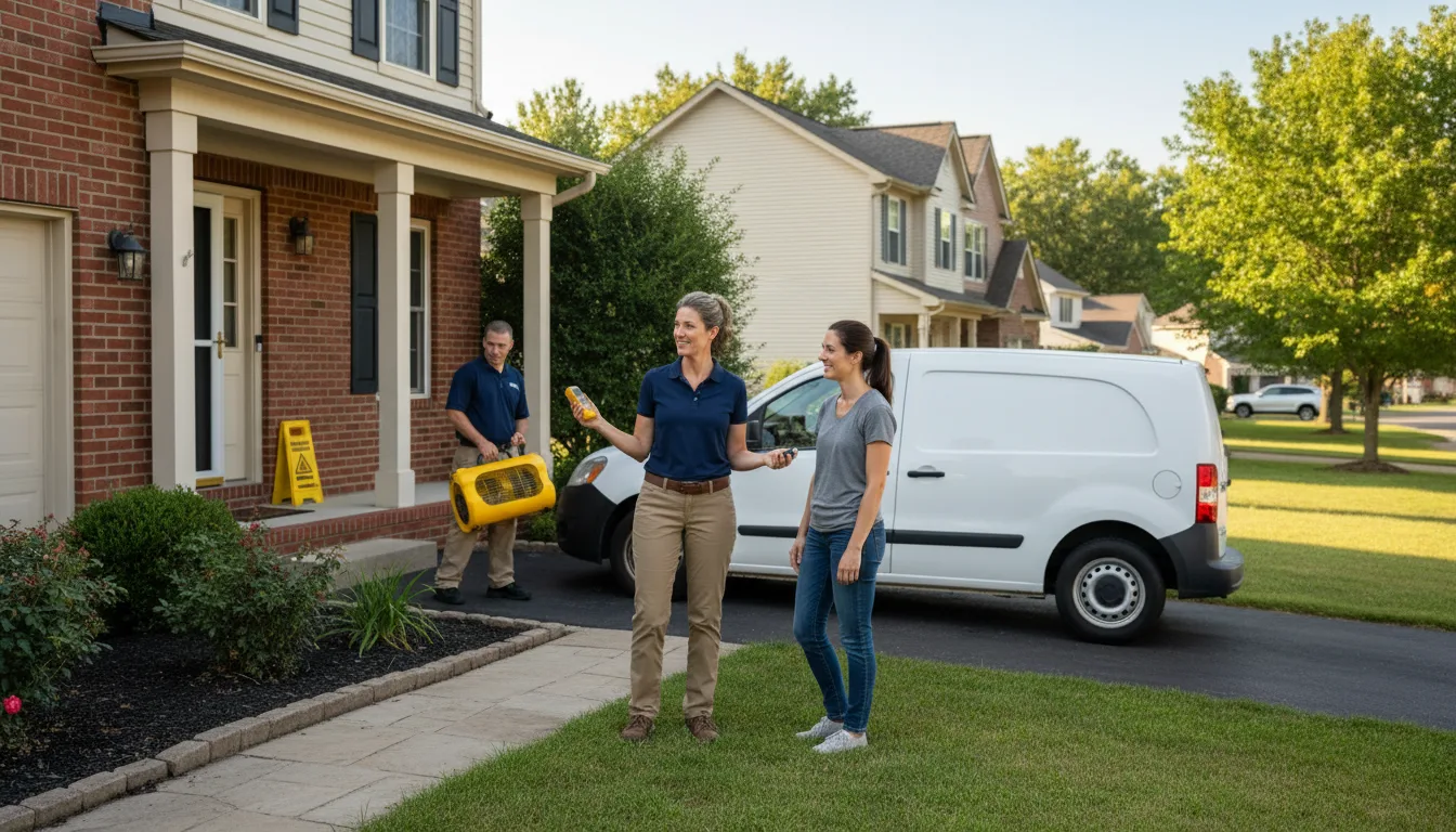 Water restoration image for Emergency Water Damage Restoration in Tampa, KS